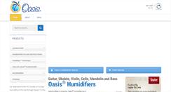Desktop Screenshot of oasishumidifiers.com